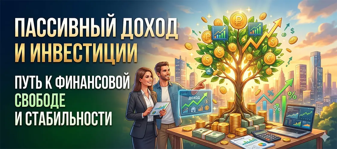 Пассивный доход и инвестиции: путь к финансовой свободе и стабильности