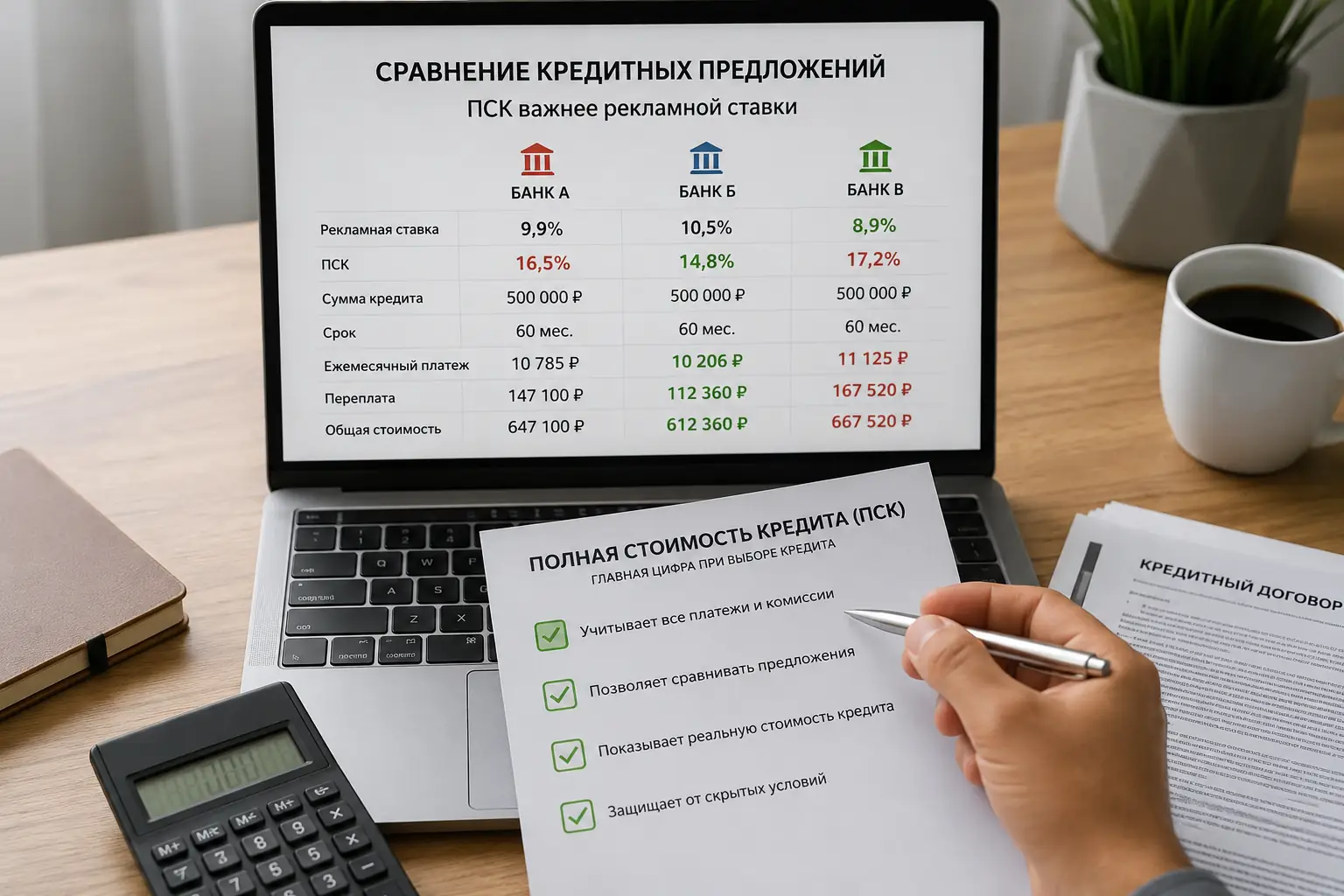 Как сравнивать кредитные предложения правильно: полная инструкция без воды