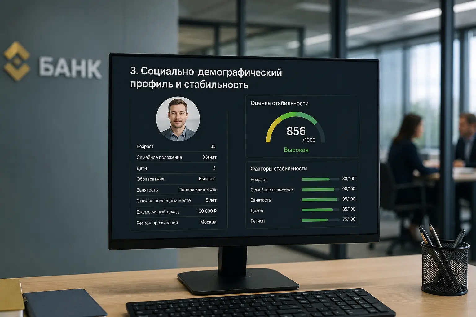 Как работает скоринг заемщика: взгляд изнутри банковской системы 3. Социально-демографический профиль и стабильность