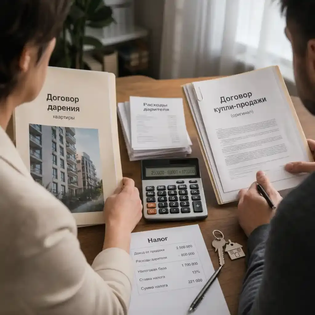 Как уменьшить налог при продаже подаренной недвижимости Способ 2. Учет расходов дарителя на приобретение объекта