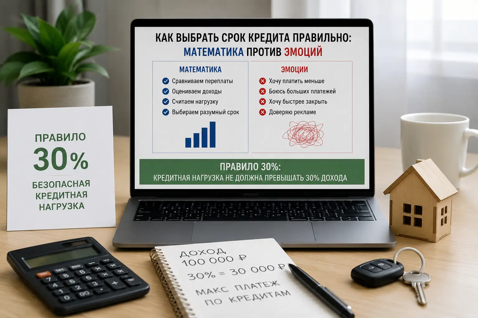 Как выбрать срок кредита правильно: математика против эмоций