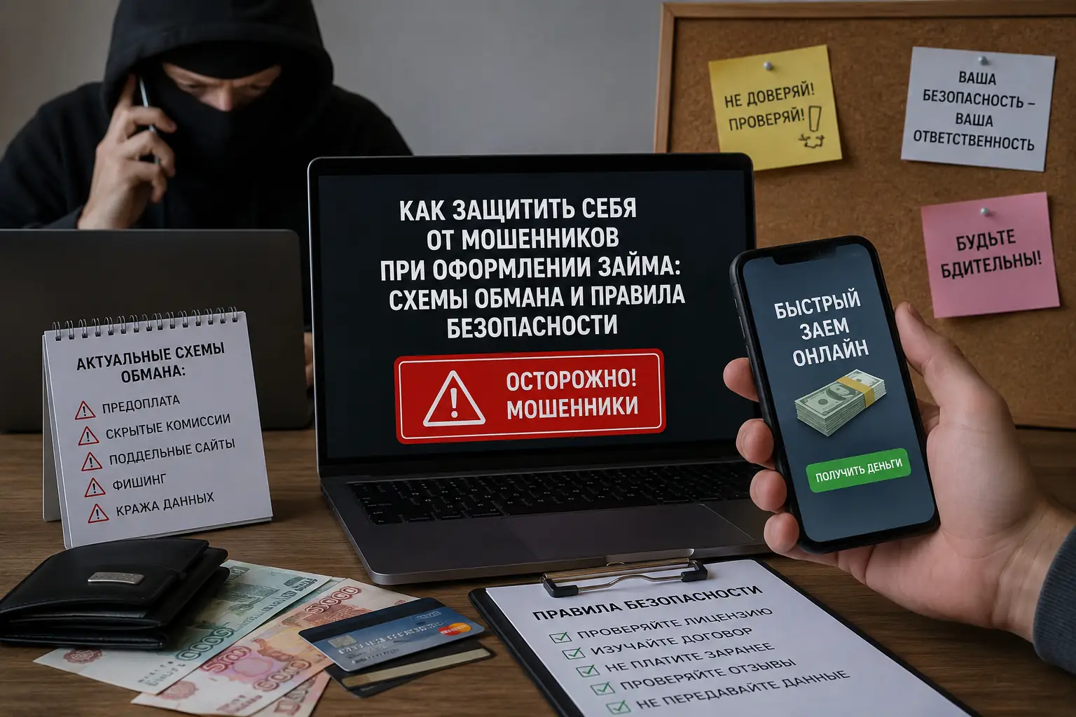 Как защитить себя от мошенников при оформлении займа: схемы обмана и правила безопасности