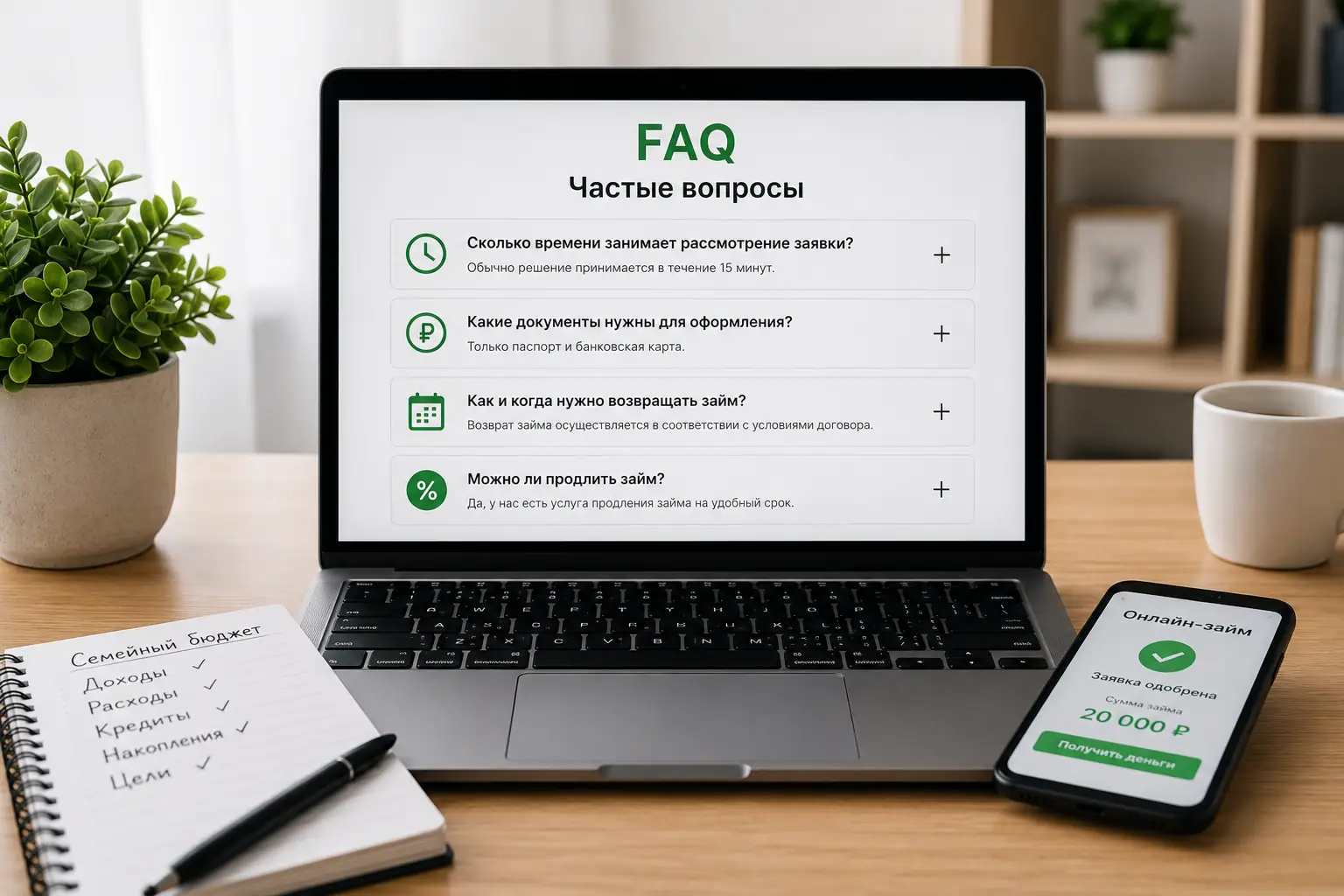 Семейный бюджет: как микрозаймам может стать инструментом, а не обузой FAQ (Частые вопросы)
