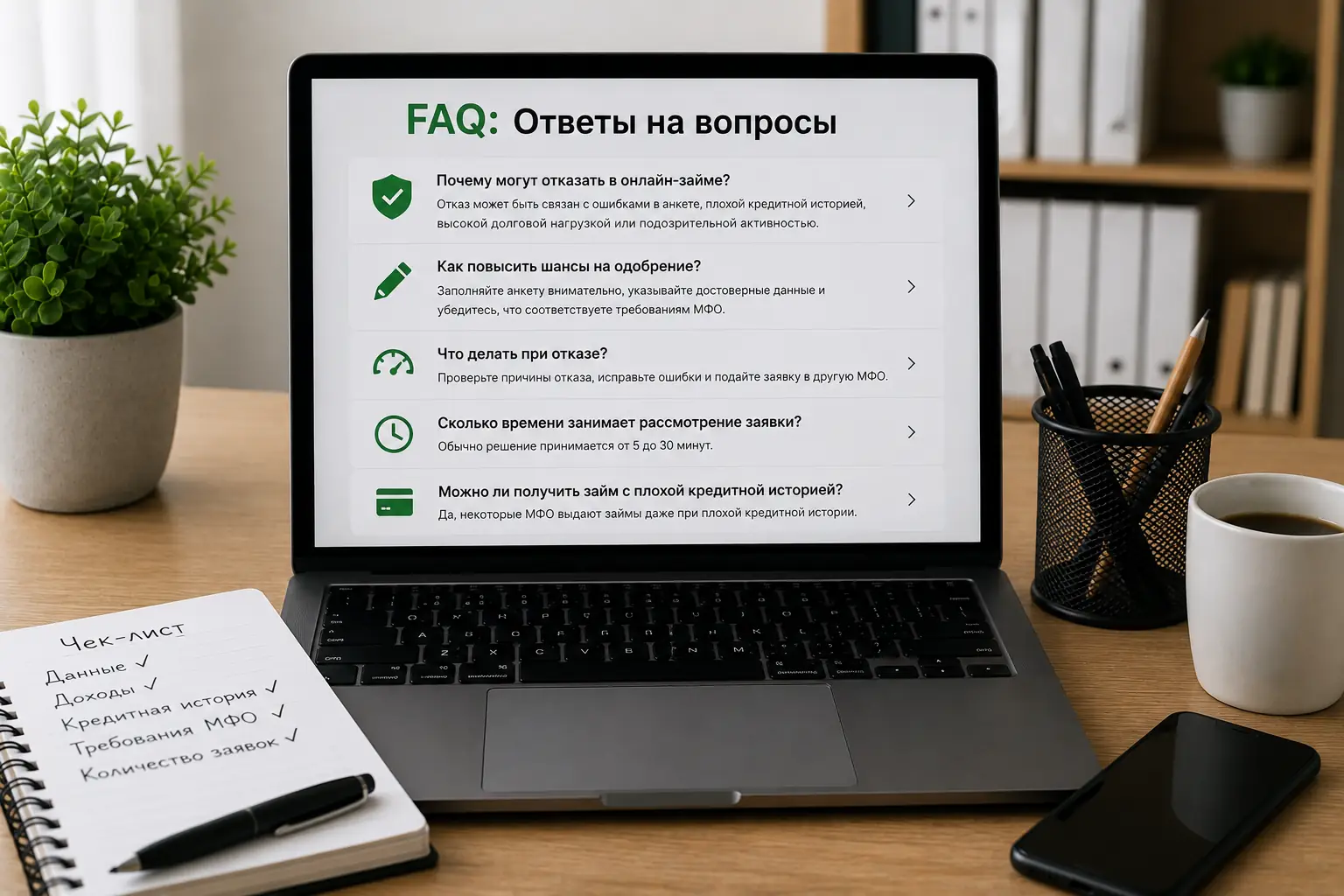 Топ-5 ошибок при оформлении онлайн-займа, которые ведут к отказу FAQ: Ответы на вопросы