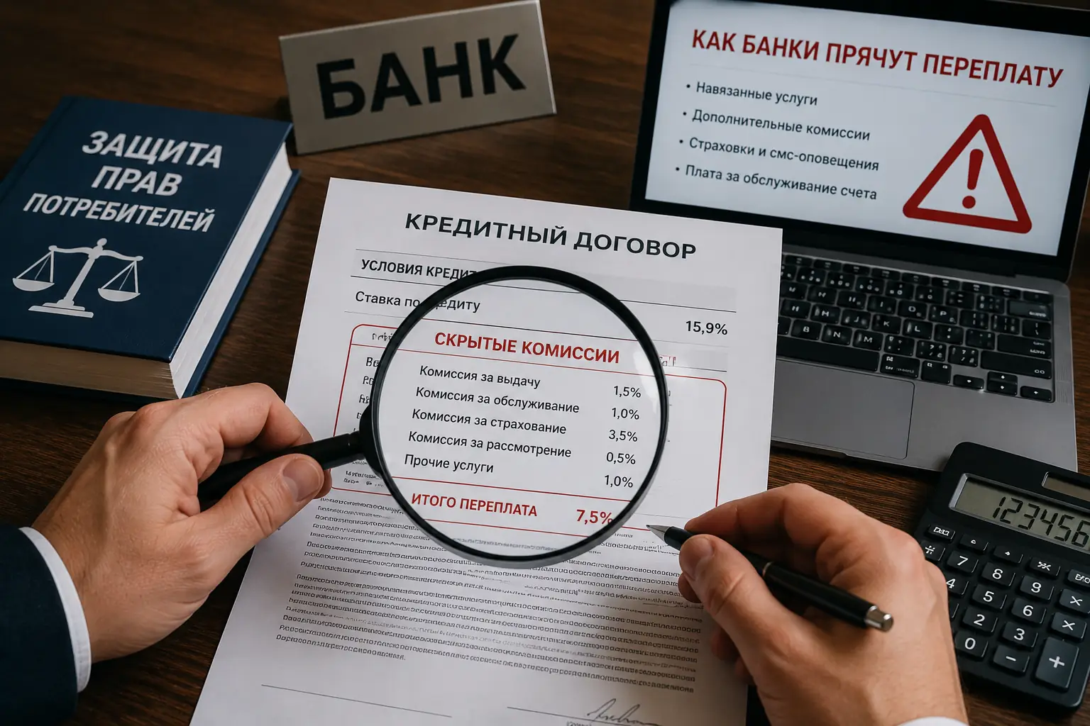 Скрытые комиссии в кредитах: как банки прячут переплату и как её найти