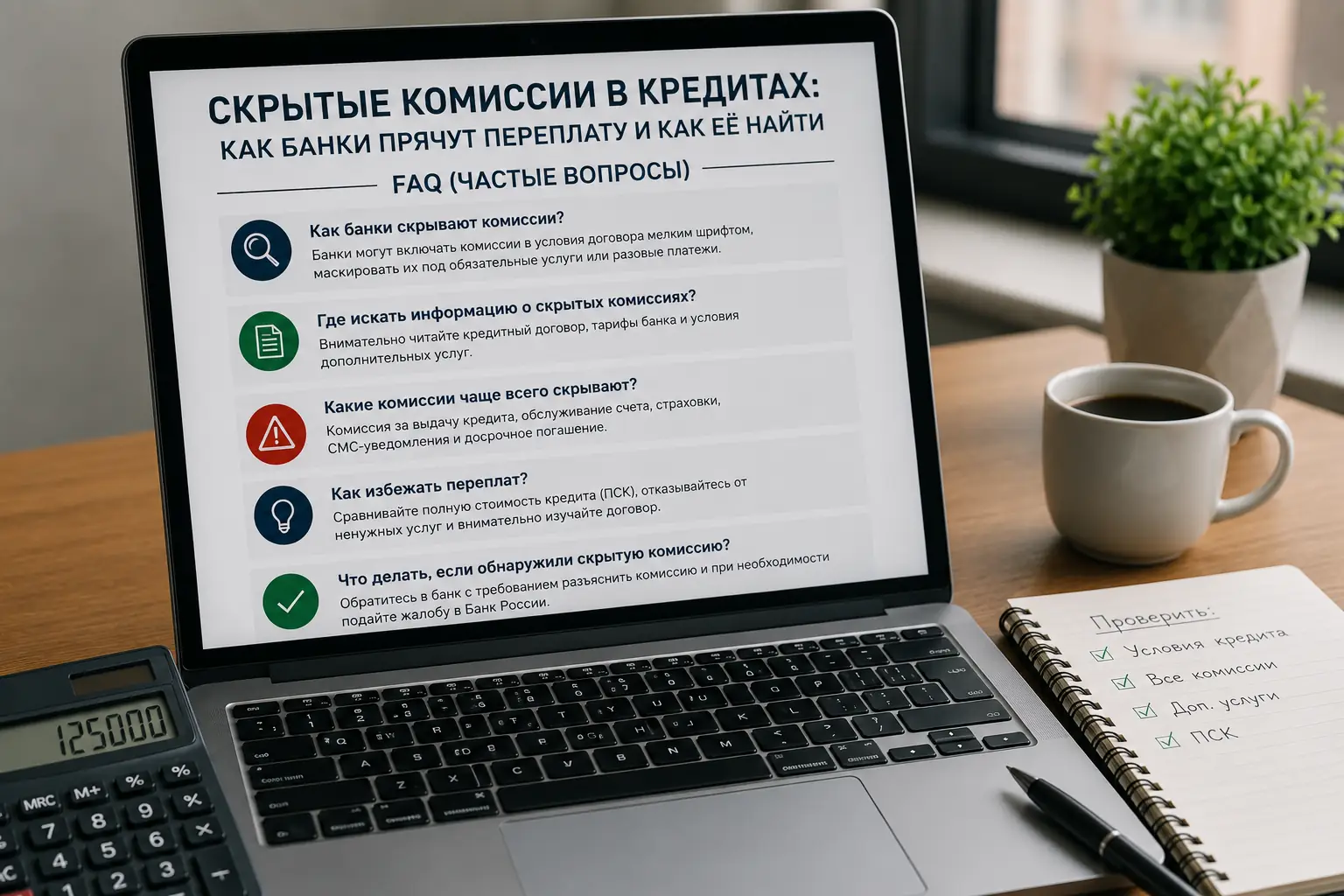 Скрытые комиссии в кредитах: как банки прячут переплату и как её найти FAQ (Частые вопросы)