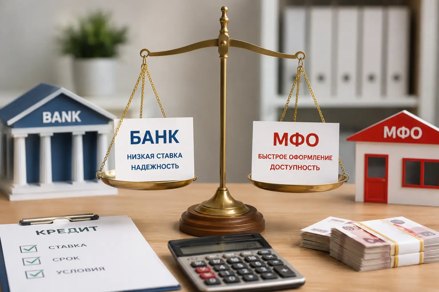 Сравнение банков и МФО: где выгоднее брать кредит