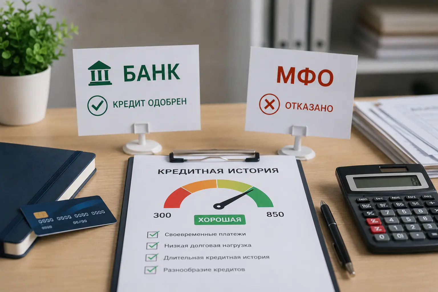 Сравнение банков и МФО: где выгоднее брать кредит Влияние кредитной истории на одобрение