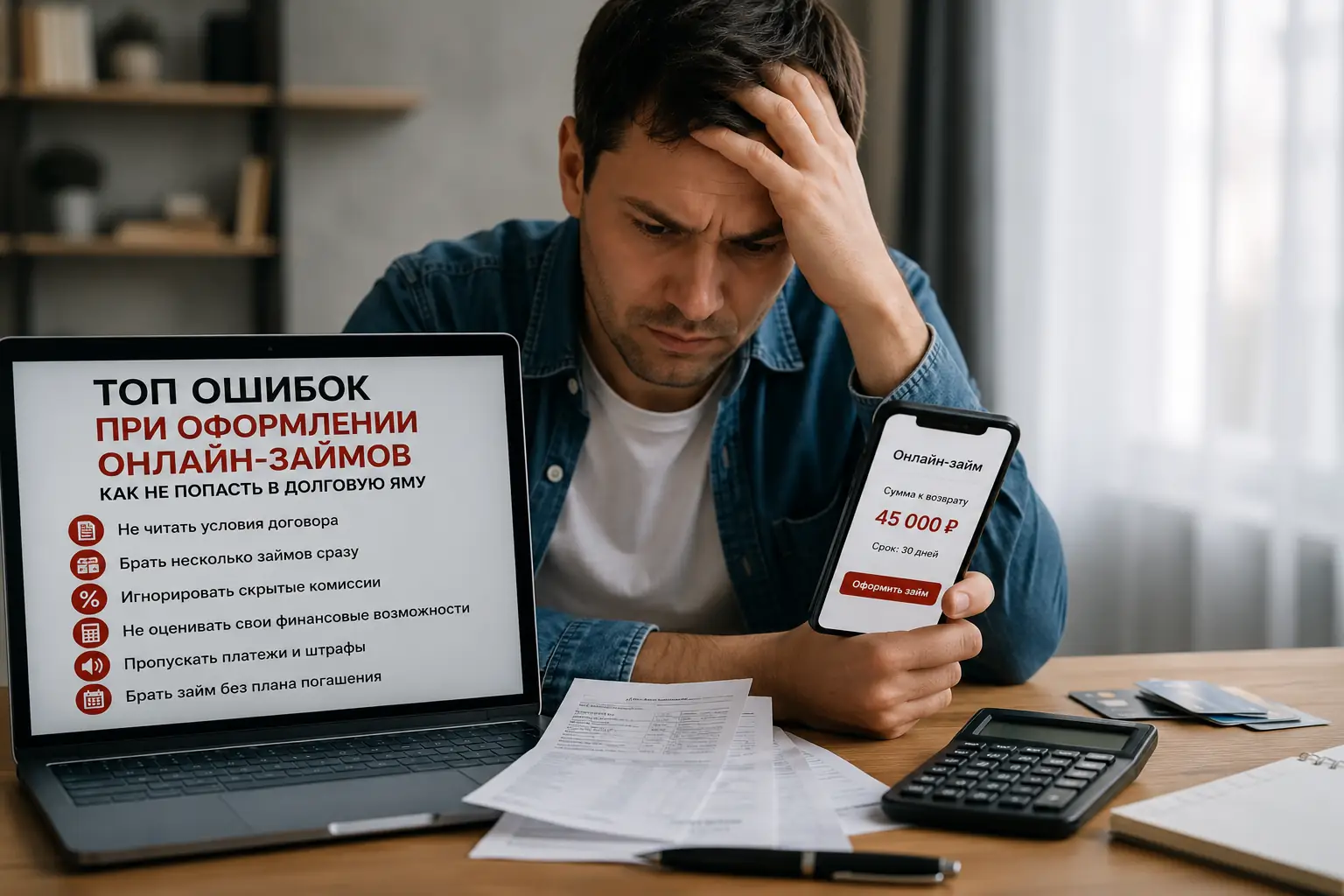 Топ ошибок при оформлении онлайн-займов: как не попасть в долговую яму