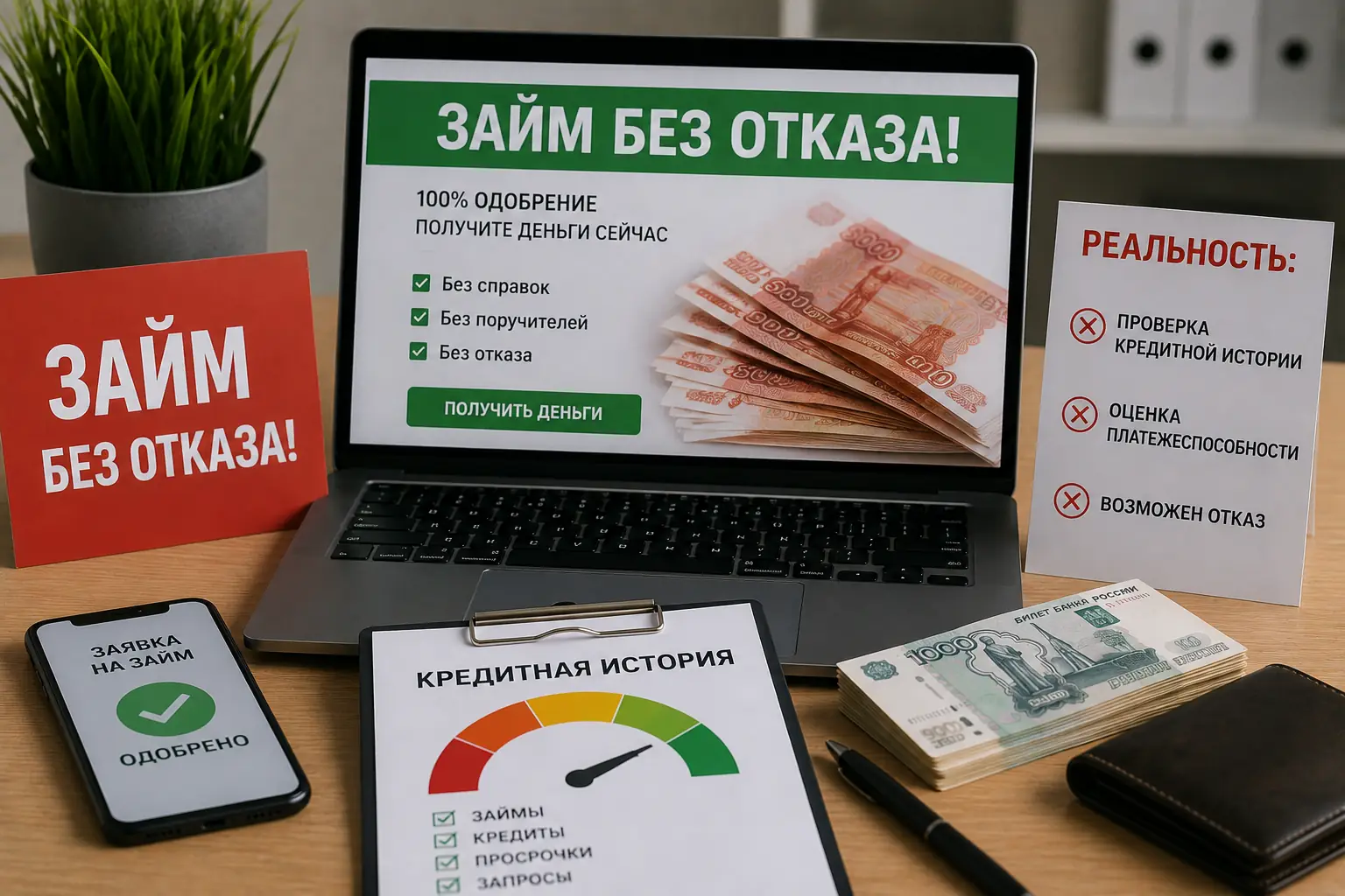 Займ без отказа: миф маркетологов или реальный способ получить деньги