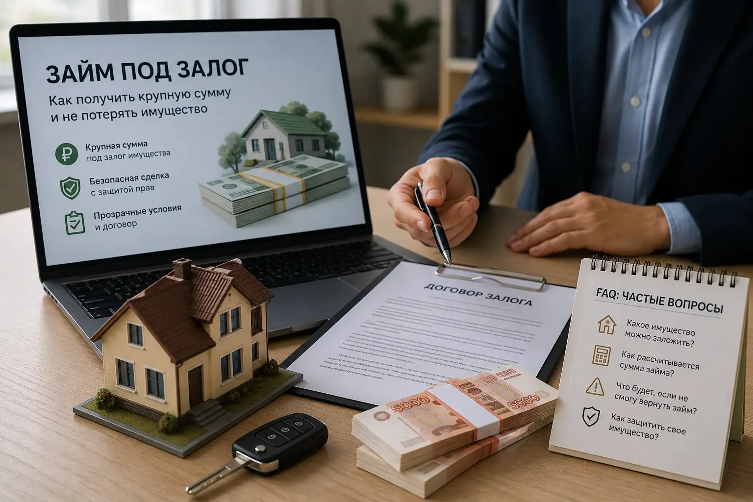 Займ под залог: как получить крупную сумму и не потерять имущество FAQ: частые вопросы